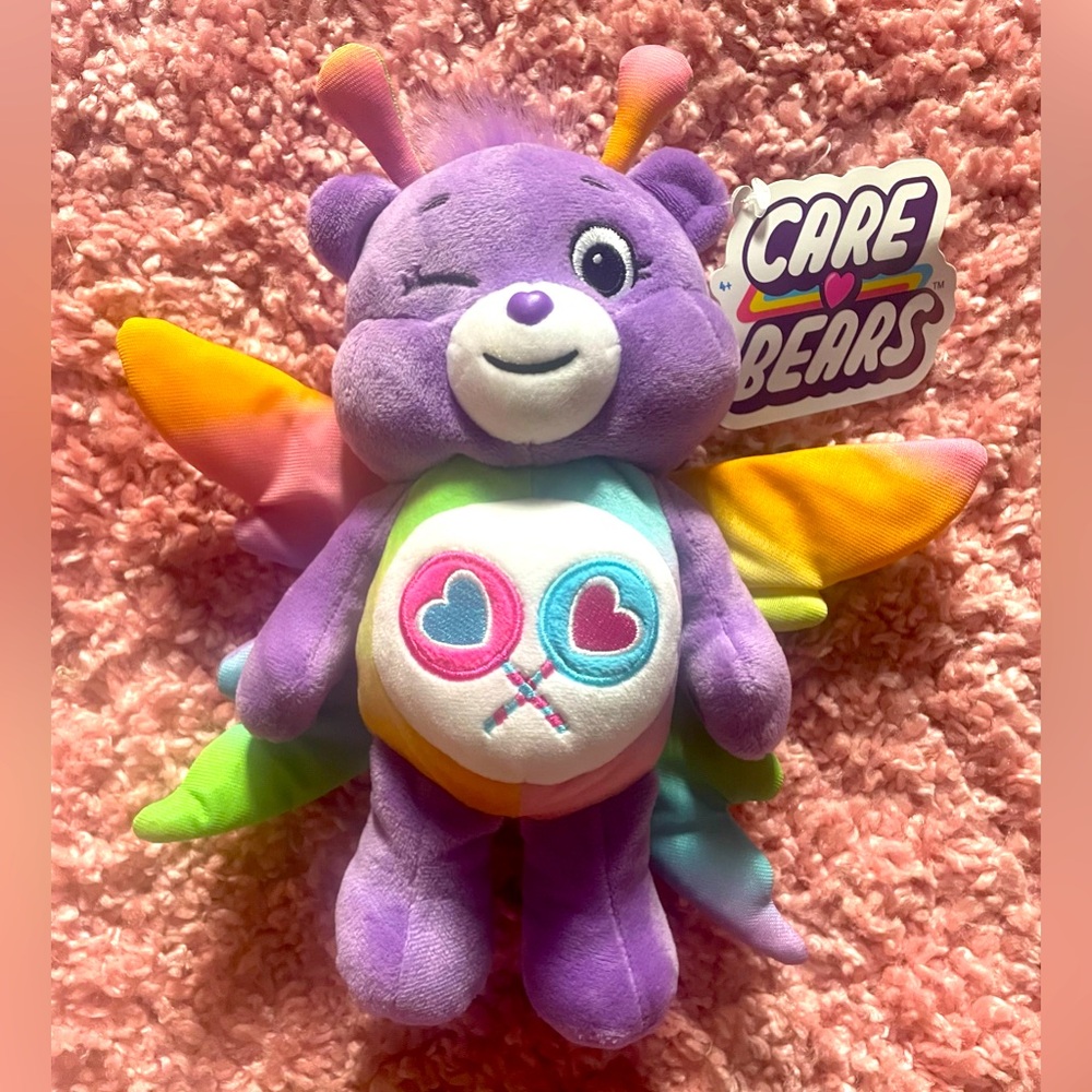 Butterfly Share Bear Care Bear 10”